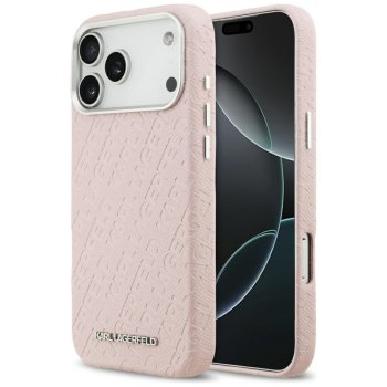 Karl Lagerfeld FW Stamped Karl MagSafe Phone Case Cover iPhone 17 Pro Max - Pink