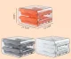 Egg Container Box, White/Transparent