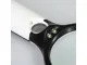Handheld Reading and Jeweler Magnifier with LED Light 3x 75mm / 45x 22mm, Black/White