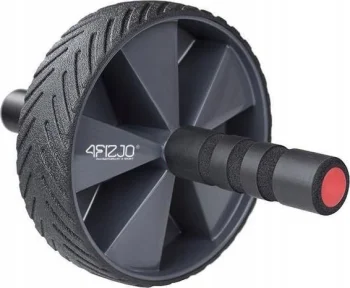 4Fizjo AB Wheel PRO pilvo presro ratukas, juodas/raudonas