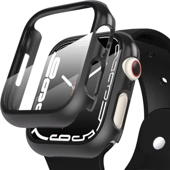 Tech-Protect Defense360 dėklas Apple Watch 7 / 8 / 9 (45mm), juodas