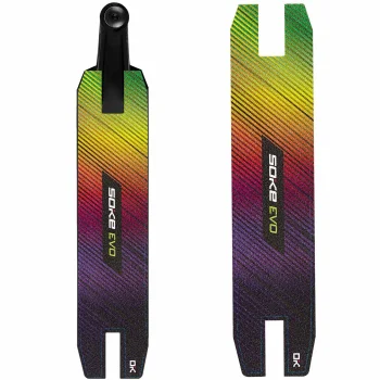 Trikinio paspirtuko švitrinis popierius Soke Griptape, 47 x 10 cm, Rainbow