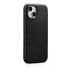 iCarer dėklas iPhone 14 Plus su MagSafe Oil Wax odinis WMI14220703-BK, juodas