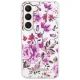 Guess Flower Collection dėklas, skirtas Samsung Galaxy S23 S911, baltas
