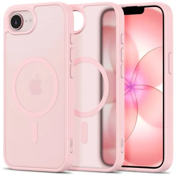 Tech-Protect BasicMag MagSafe dėklas iPhone 16e / 17e, matinis rožinis