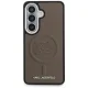 Karl Lagerfeld Embossed Ring Initial MagSafe Case for Samsung Galaxy S26+ - Brown