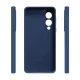 Etteri Silicone Mag dėklas telefonui Samsung Galaxy S25 Edge, tamsiai mėlynas
