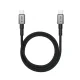 Tech-Protect Ultraboost DNA MagTwist USB-C į USB-C laidas 100W 1m, pilkas