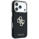 Guess telefono dėklas iPhone 18 Pro / 17 Pro Smooth & Big Strass Logo, juodas