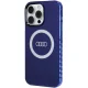 Audi dėklas iPhone 15 Pro Max telefonui IML Big Logo MagSafe, mėlynas