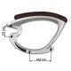 Sofotel Replacement Armrests for Chair 227, Brown