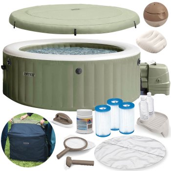 Pripučiamas SPA baseinas Intex 28426NP-Z su hidromasažu, 4 asmenims