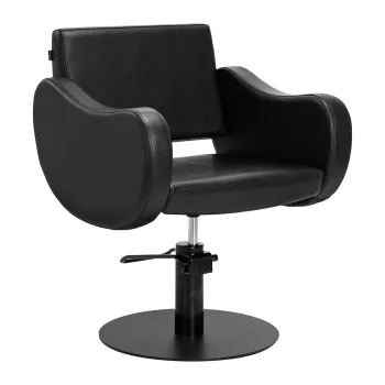 Hairdressing Chair Gabbiano Sewilla Black with Black Base