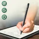 Planšetinio kompiuterio rašiklis Metapen Pen G1, 4096 lygiai, USB-C, juodas