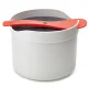 Mikrobangų ryžių virimo indas Joseph Joseph M-Cuisine 2 l, baltas / juodas