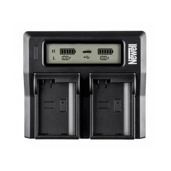 Newell DC-LCD Dual Channel Charger for NP-FZ100 Batteries