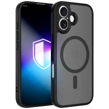 3mk Misty MagCase for iPhone 16, Black