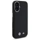 BMW dėklas iPhone 16 telefonui M Smooth Full Wrapped Metal MagSafe, juodas