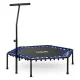 Neo-Sport fitneso batutas su rankena, 127 cm, mėlynas