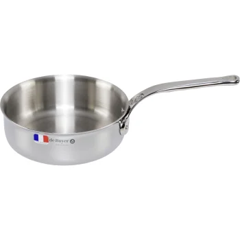 De Buyer Affinity Straight Sauté Pan 20 cm 1.8 L Stainless Steel