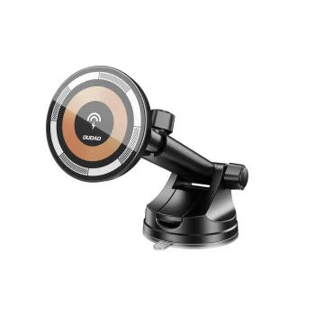 Magnetinis automobilinis telefono laikiklis su 15W MagSafe krovikliu Dudao F12MAX+, juodas