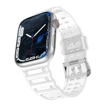 Triple Protection Strap for Apple Watch 38/40/41mm, Transparent