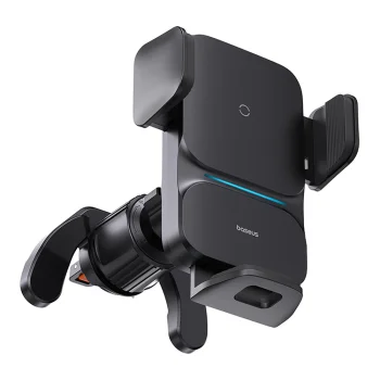 Baseus Wisdom Inductive Charger Car Phone Holder  Grille Black (CGZX000001)