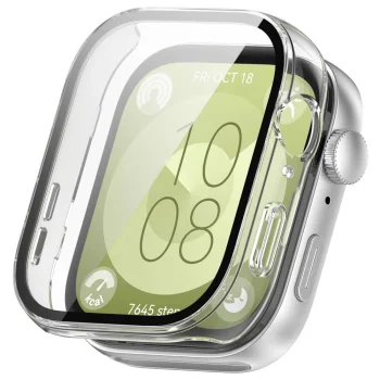 Dėklas Tech-Protect Defense360, skirtas Huawei Watch Fit 3, skaidrus