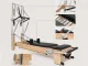 Pilates Reformer lova su Cadillac bokštu