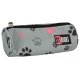 Bambino St. Right School Pencil Case with Paws, Grey
