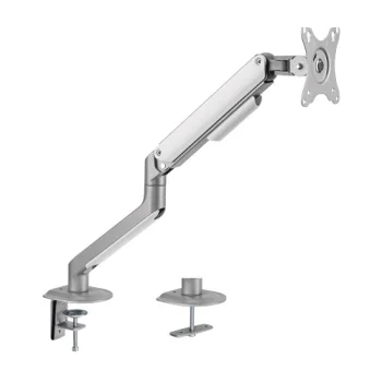 Hismart vieno monitoriaus laikiklis 17-32" 9kg, sidabrinis (146373)