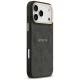 Guess 4G PU Classic Logo MagSafe dėklas iPhone 17 Pro Max, juodas