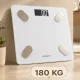 Elektroninės vonios svarstyklės, iki 180 kg, baltos
