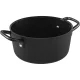 Puodas su stikliniu dangčiu ZWILLING Milano, 24 cm, juodas