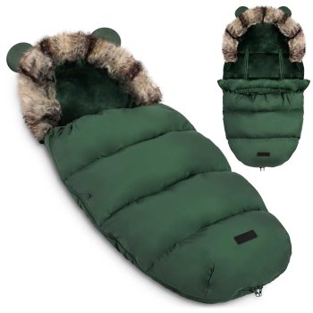 Miegmaišis vežimėliui ir rogutėms Ricokids Elmi 122651, chaki