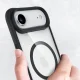 3mk iPhone 17 Air dėklas Satin Armor MagCase, baltas