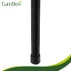Sulankstomas turistinis stalas Gardlov 27294, juodas