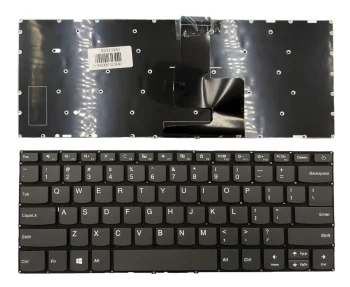 Nešiojamojo kompiuterio Lenovo 520-14IKB klaviatūra (US), juoda