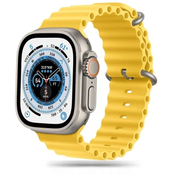 Tech-Protect IconBand Pro dirželis Apple Watch (42/44/45/49 mm), geltonas