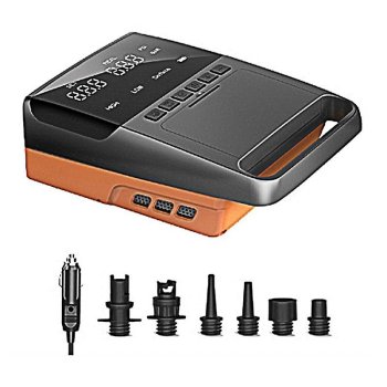 Case dvigubo veikimo elektrinis siurblys SUP lentoms ir čiužiniams, 20 PSI, 12V, 135W