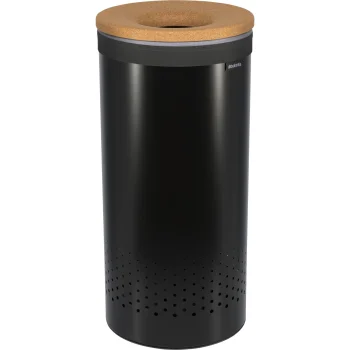 Skalbinių dėžė Brabantia Laundry Bin, 35 l, juoda