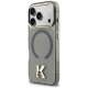 Karl Lagerfeld IML K Head Logo MagSafe dėklas iPhone 17 Pro Max, juodas