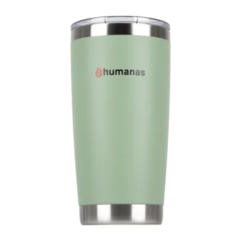 Termopuodelis Humanas Fluo, 600 ml, žalias