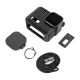 Silikoninis dėklas Puluz PU717B kamerai GoPro HERO 4K 2024 su priedais, juodas