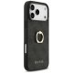 Guess 4G Ring Stand dėklas, skirtas iPhone 17 Pro Max, juodas