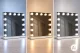 ModernHome kosmetinis makiažo veidrodis 50x40 cm su 13 LED lempučių