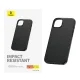 Baseus Fauxther Series dėklas telefonui iPhone 15 Plus, juodas