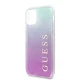 Guess iPhone 11 Pro dėklas Glitter Gradient, rožinis / mėlynas