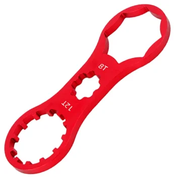 Suspension Fork Cap Wrench 8T / 12T, Red