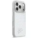 Karl Lagerfeld Croco KL Script Logo MagSafe Phone Case Cover iPhone 17 Pro Max - silver